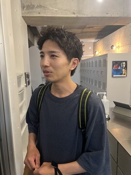 バイフィフス 原宿/表参道(by fifth) スパイキーショートピンパーマツイストスパイラルパーマメンズ