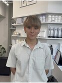 MEN’S HAIR/ブルーブラック/フェザーパーマ/渋谷