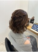 ショートヘアアレンジ