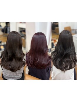 【ブリーチなしでも叶う】柔らかくて透明感のあるカラーをご提案◎季節に合わせたカラーもご相談ください☆