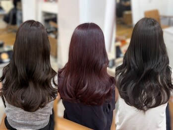 ミレ バイ ルカ(mire by Luca)の写真/【ブリーチなしでも叶う】柔らかくて透明感のあるカラーをご提案◎季節に合わせたカラーもご相談ください☆