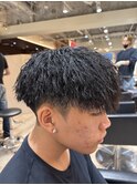 MEN’S HAIR/波巻ツイストスパイラル/フェザーパーマ/眉毛/渋谷