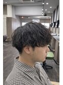マッシュ×シャドウパーマ