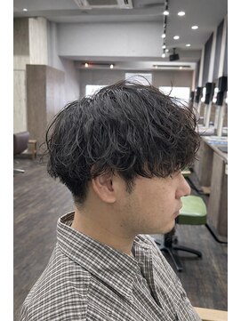 メンズ レオ 天六店(men's LEO) マッシュ×シャドウパーマ