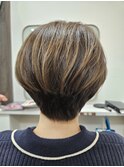首元スッキリ！ショートボブ