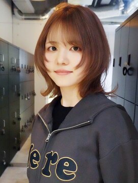 アルバム 池袋(ALBUM) くびれミディ前髪カット顔周りレイヤーイメチェン_F1740