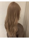 ナチュラルショート ミルクブラウン ダークパープル 縮毛矯正 13