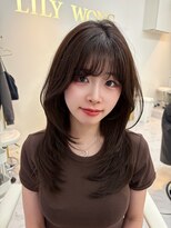 リリーワン 心斎橋(Lily Wong)&nbsp;韓国ヘア/レイヤーカット/ミディアムレイヤー/ハイレイヤー