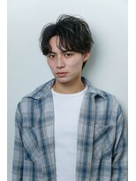 トラスト ザ バーバー 東京駅八重洲店(TRUST the Barber) ニュアンスパーマ/センターパート/メンズカット