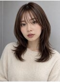 レイヤー/ハッシュカット/シースルー/似合わせ