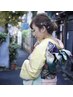 【成人式・結婚式・前撮り】振袖着付け+ヘアセット　￥16500　
