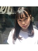 【Lond fleur 石畑結華】フルバングナチュラルタイトストレート