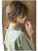 【LE】 大人かわいいフォギーベージュネオウルフショート