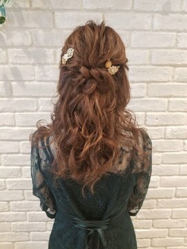 グリッター(Glitter) 【Glitter】エアリーハーフアップ