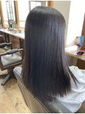 ツヤストレートミディ
