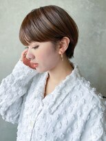 アイティーバイアルバム 藤沢店(IT by ALBUM)&nbsp;ナチュラルショート_外ハネボブセクションカラー_ba3911202