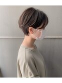 前髪あり大人ショートボブ20代30代40代 HACCH