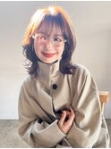 【unami】ニュアンスパーマ×ミディアムレイヤー　澤田杏奈
