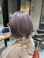 アースコアフュールボーテ 新潟中野山店 (EARTH coiffure beaute) 2ブリーチでできるラベンダーグレージュ色落ちが綺麗です。