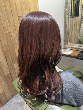 ムーン(moon) #イメチェンヘアスタイル#チェリーブラウン#モードヘア