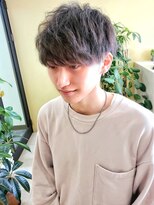 トローノ 栄(TRONO)&nbsp;【TRONO　岩田】ツーブロックマッシュ／束感ショート