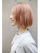 ジャコ ヘアー(jako HAIR)&nbsp;【jako/自由が丘】ピンク系/ミニボブ/ミディアムボブ