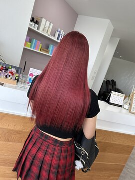 シロ(shiro.) チェリーレッドカラー