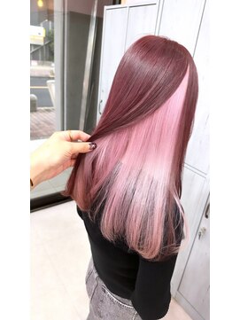 ミーナ バイ ワンズ 町田(mina by one's kyougoku) イメチェン/レッドブラウン/フルバング/似合わせカット/町田駅