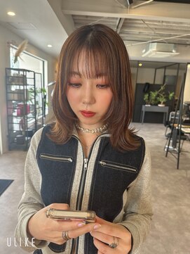 ナンバー(number+) 20代30代大人可愛い★小顔ボブ丸みショートウルフカット