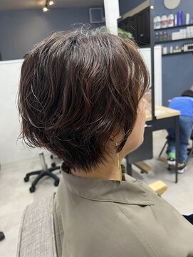 エモ(emo) ショートパーマ