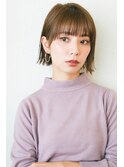 前下がりボブ・  内巻きワンカール・  ボブショート・暗髪