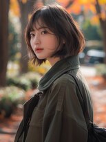 アルトリスト(Altruist Aging×HAIR&SPA)&nbsp;☆オリーブグレーココアベージュ小顔クラゲヘアー/黒髪/髪質改善