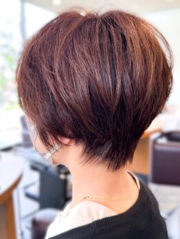 ユウヘアー 滝ノ水店(U Hair)の写真/【白髪染めOK！】表情まで明るく魅せる褒められスタイルへ◎透明感たっぷりの絶妙なニュアンスカラー♪