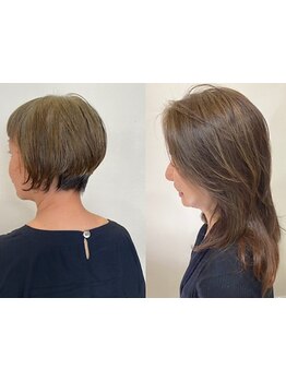 【人形町駅1分】天然ヘナAAAランクカラー導入店◇髪と地肌に優しく、ノンダメージカラーでうるツヤに◎