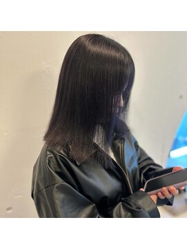 アオ(ao.) ダークラベンダー/暗髪/艶髪