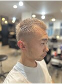 BUZZフェードスタイル&ベージュカラー
