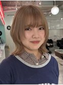 ダブルカラーベージュカラーケアブリーチカラーハイトーンカラー