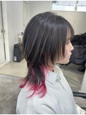 ハッシュカットウルフヘアロングウルフ