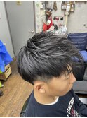 ツーブロックシャギースタイル