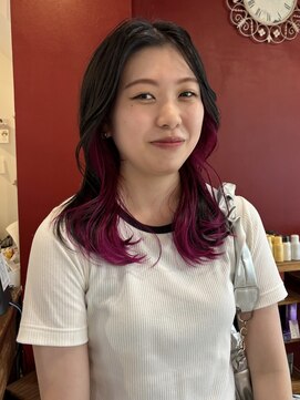 オアズヘアービィグラッド(ORe'S HAIR BE GLaD) 個性派インナーカラー