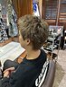スパイキーショートブリーチオンカラー￥18000