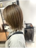 【デザインハイライト×ボブ】