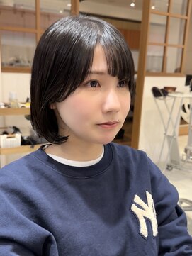 ビューブルー 亀戸錦糸町(VIEW BLUE) ◎小顔前髪顔まわりおくれ毛シースルーボブ