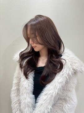 シェノン サントル(CHAINON CENTRE) 梅田/黒髪/クラゲヘアー/オリーブグレー/小顔/ココアベージュ