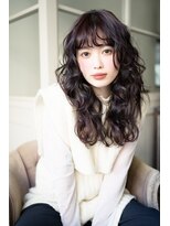 マグノリア(MAGNOLiA) ココアベージュふわふわスパイラルパーマ・・・HINATA