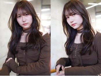 ロマーリ 岡山店(LOMARLIE)の写真/【岡山/新保/柔らかいレイヤーカット】韓国レイヤー/フェアリーレイヤー/ハッシュカット/くびれヘア