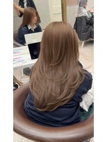 ロンド レア 天神大名店(Lond Le’a) 10代20代30代ミディアムレイヤー似合わせカット大人ガーリー