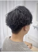 【WILLOW京橋】メンズニュアンスパーマシャドウパーマ(中原由貴)