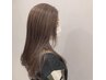 カット+ブリーチなしダブルカラー ¥11000