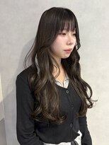 ルアナ 梅田店(Luana)&nbsp;オリーブグレージュ×顔まわりレイヤー/大阪梅田茶屋町